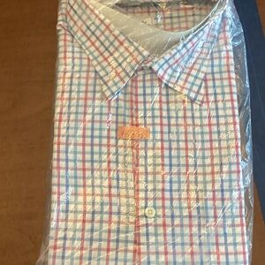Peter Millar 100% cotton button up tee